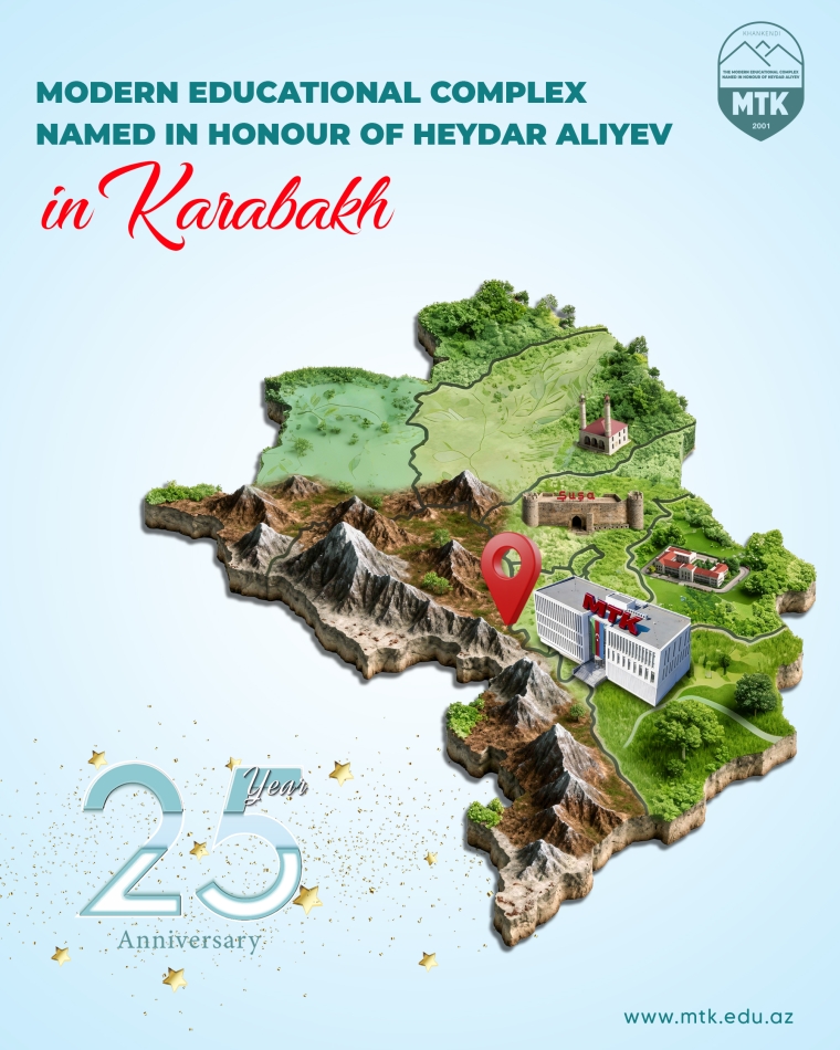 Heydər Əliyev adına Müasir Təhsil Kompleksi Xankəndi şəhərində yeni filialının açılışını elan edir!